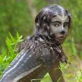 AISD10 TR0410-Skitter  "Bodypaint" series - Mythography Creations fantasy portraits and art by Jeff Knowles : bodypaint, mythography creations, child, adult, fantasy, portraits