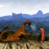 AIDragonBluff5x350dpi  "Thematic" and cosplay series - Mythography Creations (tm) fantasy portraits and art by Jeff Knowles : mythography creations, themed, thematic, fantasy, portraits