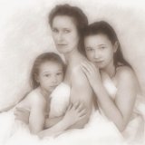 AIBF 20010225c08 2  "Bare Essential" portrait and figurative art photography by Jeff Knowles : black and white, portrait, fine portrait, bare, essential, nude, naked, pure, purity, figurative, adult, child, parent, sibling, pregnancy, maternity, teen, preteen, tween