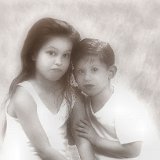 AIBF 20020316KA09  "Apparitions" series - Mythography Creations(r) fantasy portraits and art by Jeff Knowles : mythography creations, ethereal, gossamer, mystical, ghostlike, adult, child, portrait