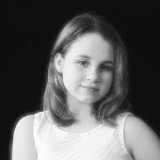 AISD09 05913ir  "Bare Essential" portrait and figurative art photography by Jeff Knowles : black and white, portrait, fine portrait, bare, essential, nude, naked, pure, purity, figurative, adult, child, parent, sibling, pregnancy, maternity, teen, preteen, tween