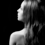 AISD14 03923cgcSEP 35x5  "Bare Essential" portrait and figurative art photography by Jeff Knowles : black and white, portrait, fine portrait, bare, essential, nude, naked, pure, purity, figurative, adult, child, parent, sibling, pregnancy, maternity, teen, preteen, tween